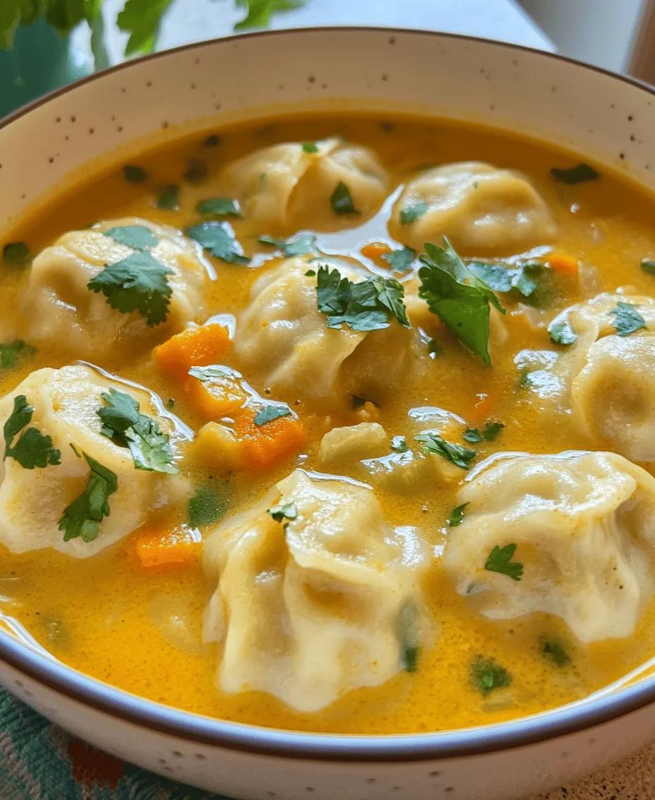 Curry Dumpling Soup is a delightful fusion of flavor, comfort, and cultural heritage. This dish not only warms the soul with its rich broth but also tantalizes the taste buds with its harmonious blend of spices and textures. Originating from the culinary traditions of various cultures, curry and dumplings have long been cherished for their versatility and satisfying nature. Whether it’s a chilly evening or a gathering with friends and family, a bowl of Curry Dumpling Soup serves as a perfect centerpiece that invites everyone to gather around and enjoy.