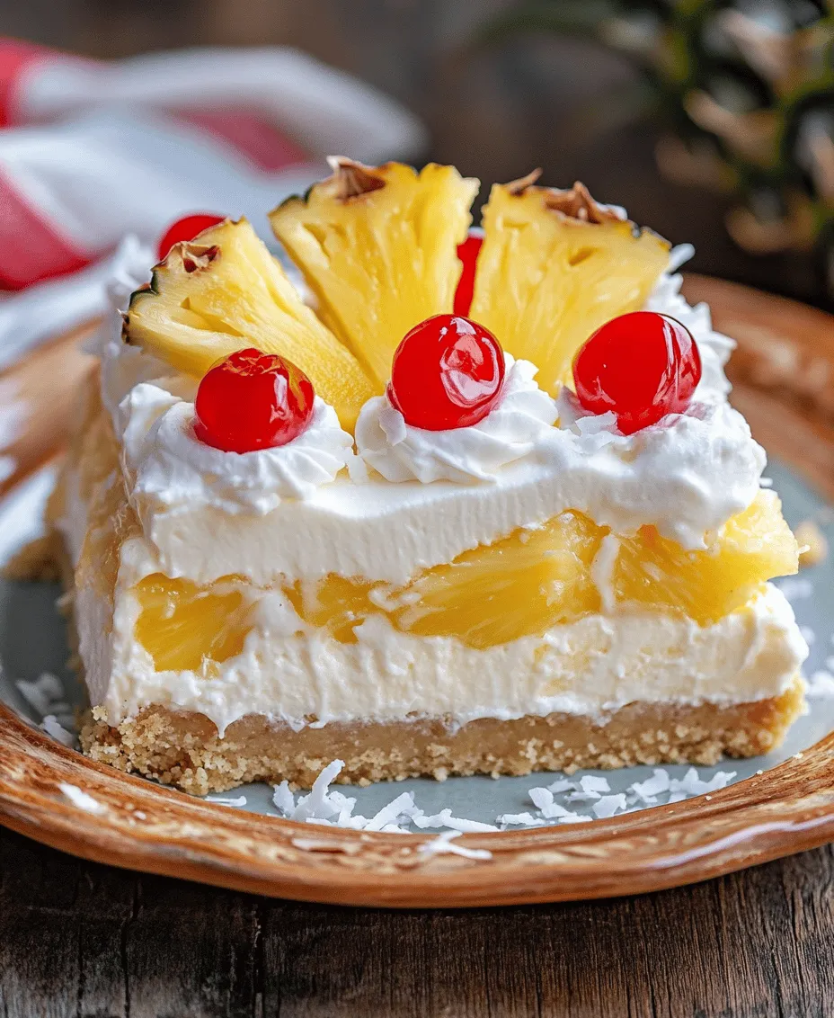 If you’re on the lookout for a dessert that captures the essence of summer while being incredibly easy to prepare, then the No Bake Pineapple Cream Dream is the perfect choice. This delightful treat combines the tropical flavors of pineapple and coconut, creating a refreshing and indulgent experience that’s sure to please your palate. The best part? It requires no baking at all, allowing you to whip up this dessert without the hassle of preheating your oven or worrying about complicated baking techniques.
