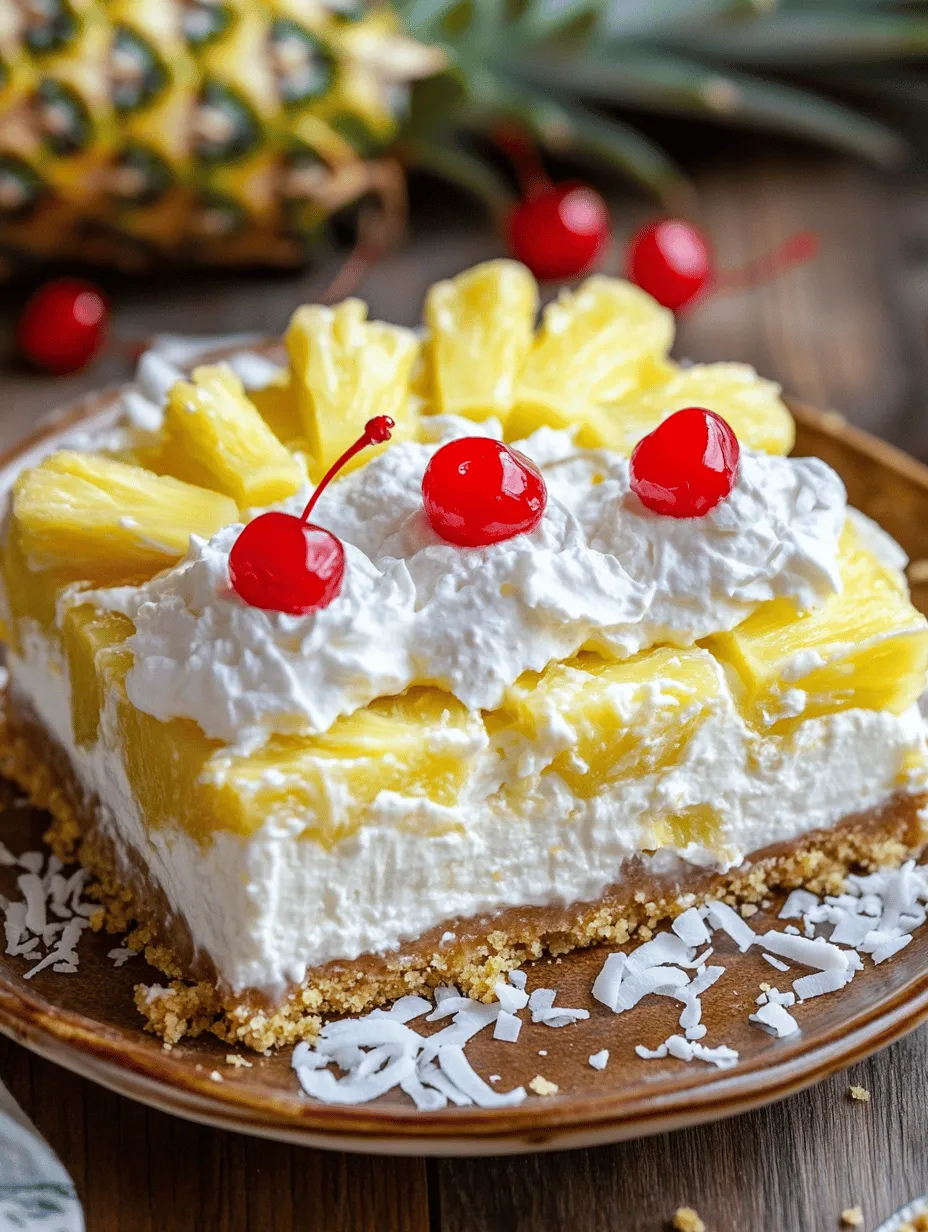 If you’re on the lookout for a dessert that captures the essence of summer while being incredibly easy to prepare, then the No Bake Pineapple Cream Dream is the perfect choice. This delightful treat combines the tropical flavors of pineapple and coconut, creating a refreshing and indulgent experience that’s sure to please your palate. The best part? It requires no baking at all, allowing you to whip up this dessert without the hassle of preheating your oven or worrying about complicated baking techniques.