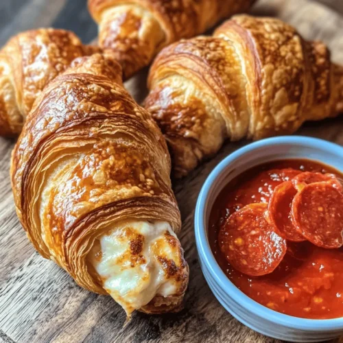 Delve into the world of comfort food with our Mozzarella Pepperoni Croissant Rolls. This delightful recipe combines the flaky texture of croissant dough with the gooey richness of mozzarella cheese and the savory flavor of pepperoni. Perfect for a quick snack, appetizer, or even a fun meal, these croissant rolls are a hit for parties and family gatherings alike. The irresistible combination of warm, buttery croissants filled with melty cheese and zesty pepperoni is bound to please both kids and adults. In this article, we will provide a detailed overview of the ingredients, step-by-step instructions, and tips for perfecting this easy yet indulgent dish that you can whip up in no time.