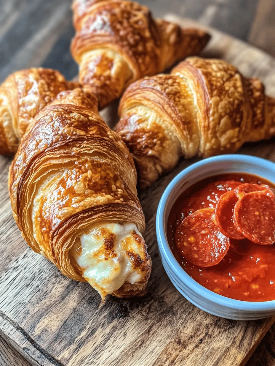 Delve into the world of comfort food with our Mozzarella Pepperoni Croissant Rolls. This delightful recipe combines the flaky texture of croissant dough with the gooey richness of mozzarella cheese and the savory flavor of pepperoni. Perfect for a quick snack, appetizer, or even a fun meal, these croissant rolls are a hit for parties and family gatherings alike. The irresistible combination of warm, buttery croissants filled with melty cheese and zesty pepperoni is bound to please both kids and adults. In this article, we will provide a detailed overview of the ingredients, step-by-step instructions, and tips for perfecting this easy yet indulgent dish that you can whip up in no time.