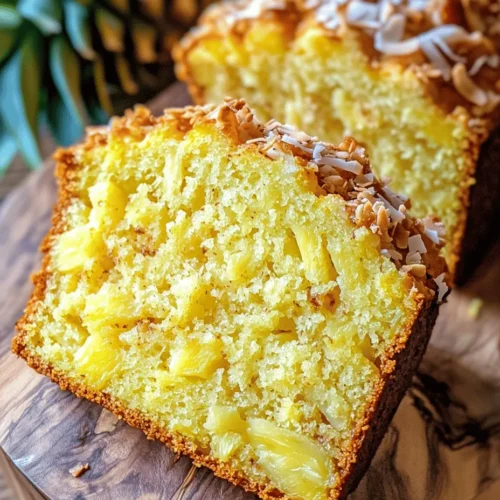 Welcome to a tropical escape for your taste buds with our delightful Hawaiian Banana Bread recipe, infused with the irresistible flavors of pineapple and coconut. This moist, sweet bread is not just a treat; it's a celebration of tropical ingredients that can brighten up any day. Whether you're enjoying it at breakfast, as an afternoon snack, or served as a delightful dessert, this recipe is sure to impress your family and friends.