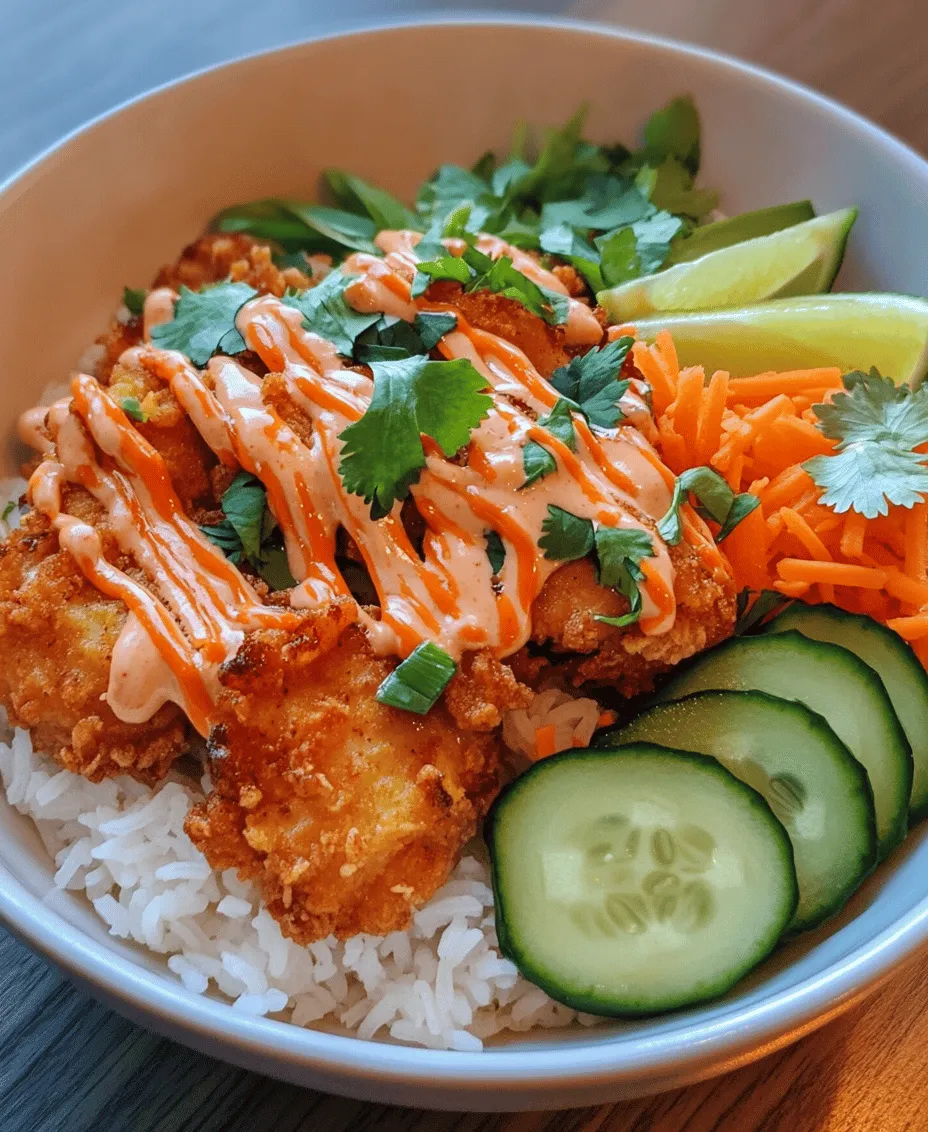Every great dish begins with high-quality ingredients, and the Bang Bang Chicken Bowl is no exception. Let’s take a closer look at the main components that come together to create this mouthwatering meal.