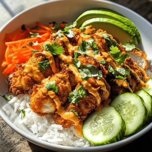 Every great dish begins with high-quality ingredients, and the Bang Bang Chicken Bowl is no exception. Let’s take a closer look at the main components that come together to create this mouthwatering meal.