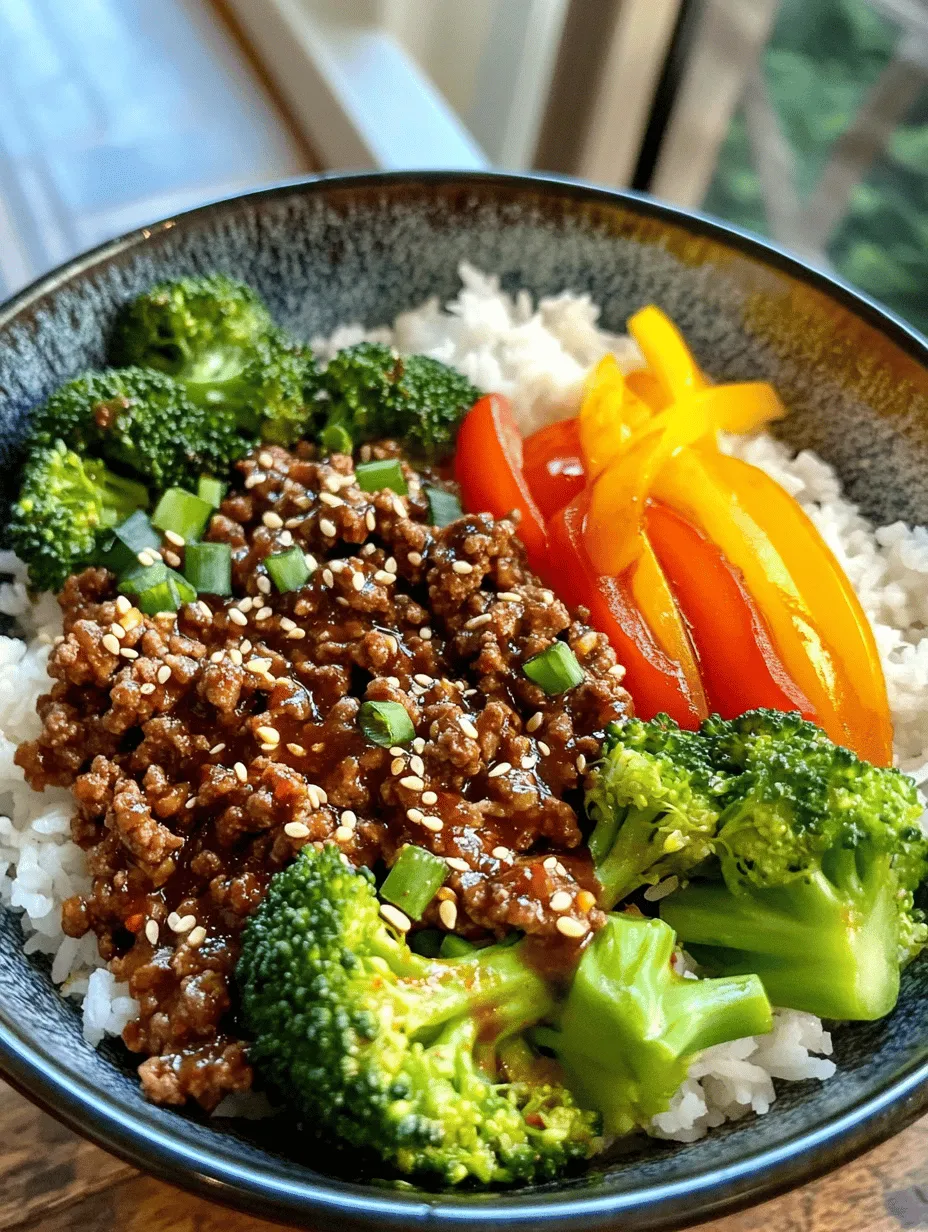 At the heart of the Savory Korean Ground Beef Bowl is the ground beef itself. For optimal flavor and texture, it is recommended to use 80/20 ground beef, which contains 80% lean meat and 20% fat. This blend ensures that the meat remains juicy and rich, providing a satisfying contrast to the other ingredients. The fat content is crucial, as it adds depth and enhances the overall taste of the dish.