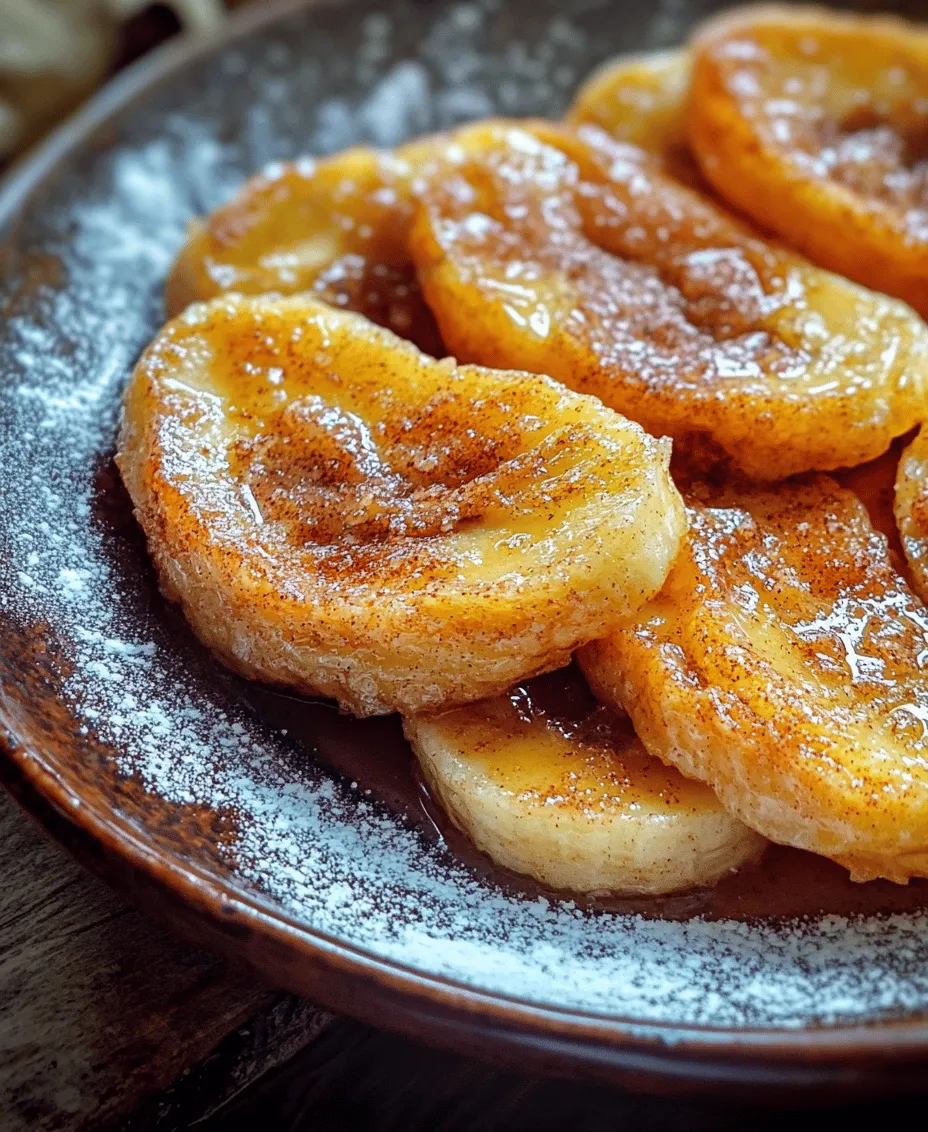 Before frying, proper preparation of the bananas is crucial for achieving optimal results. Begin by peeling your ripe bananas and placing them on a cutting board. The slicing technique is important; for best results, cut the bananas diagonally into thick slices, about 1/2 inch thick. This shape increases the surface area for frying, allowing for a greater caramelization effect and enhancing the overall flavor.