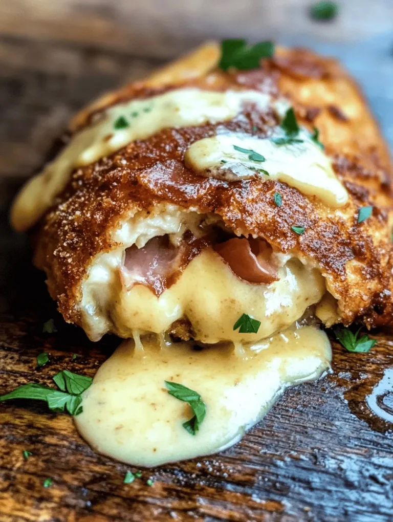 If you’re looking for a show-stopping dish that perfectly balances flavor and presentation, look no further than Chicken Cordon Bleu. Originating from Switzerland, this dish has charmed its way into the hearts (and stomachs) of food enthusiasts around the world. Its name, which translates to “blue ribbon chicken,” suggests a dish of superior quality, and it certainly lives up to the hype.