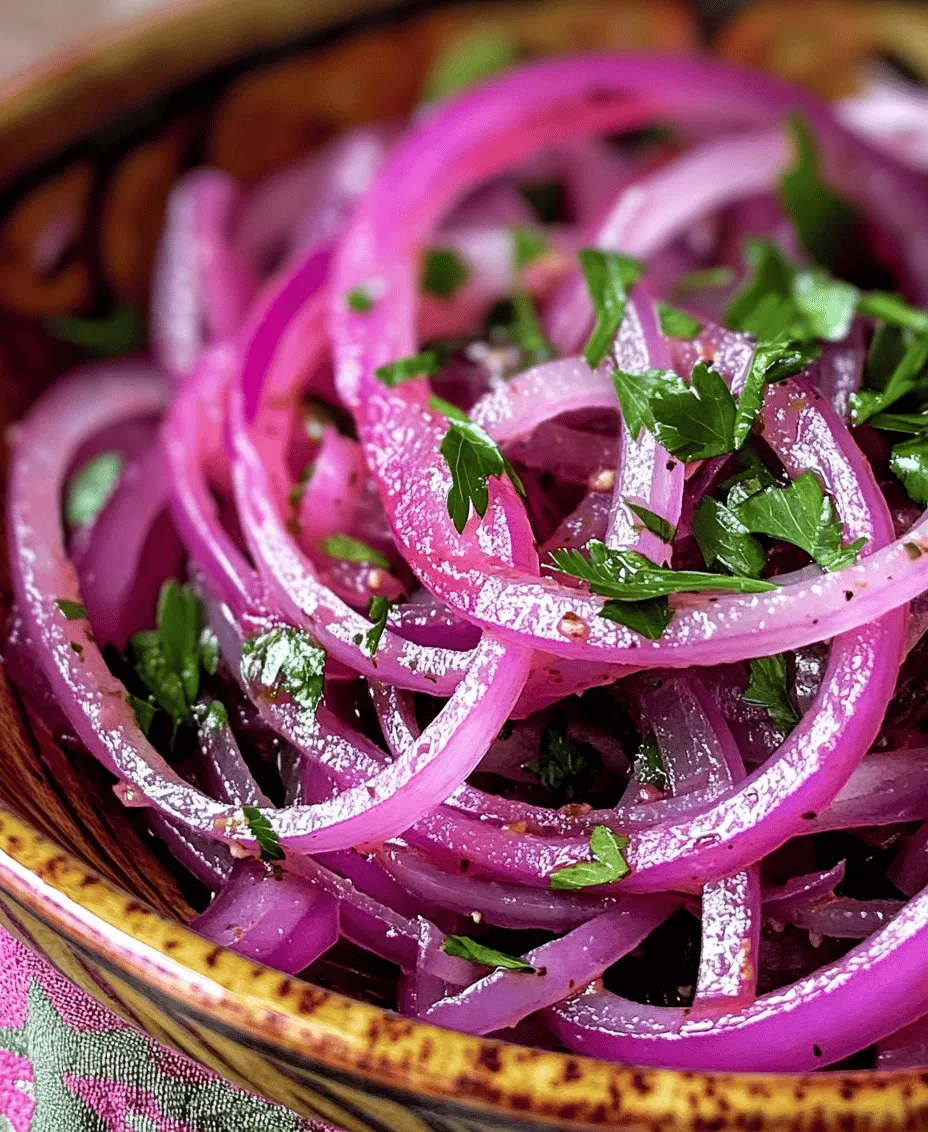 Welcome to the world of Zesty Sumac Onions, a dish that perfectly encapsulates the essence of vibrant flavors and culinary creativity. This simple yet tantalizing recipe transforms humble onions into a zesty side that can elevate any meal. Whether served alongside grilled meats, tossed into salads, or used as a topping for your favorite dishes, Zesty Sumac Onions add a delightful kick that will have your taste buds dancing.