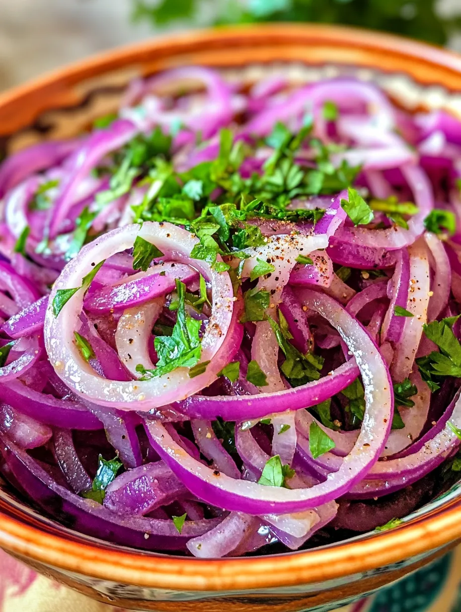Welcome to the world of Zesty Sumac Onions, a dish that perfectly encapsulates the essence of vibrant flavors and culinary creativity. This simple yet tantalizing recipe transforms humble onions into a zesty side that can elevate any meal. Whether served alongside grilled meats, tossed into salads, or used as a topping for your favorite dishes, Zesty Sumac Onions add a delightful kick that will have your taste buds dancing.