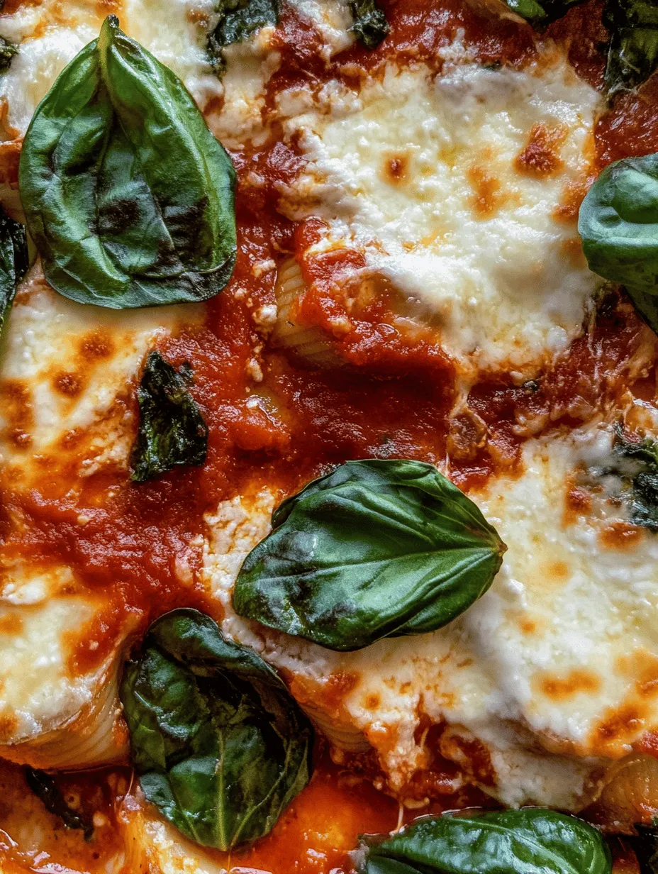 If you’re looking for a wholesome and flavorful dinner option, look no further than easy spinach and ricotta stuffed shells. This delightful dish combines the nutritional powerhouse of spinach with the creamy goodness of ricotta and mozzarella cheeses. Perfect for families, vegetarians, and anyone keen on incorporating more vegetables into their meals, this recipe offers a delicious way to enjoy a variety of flavors and textures.