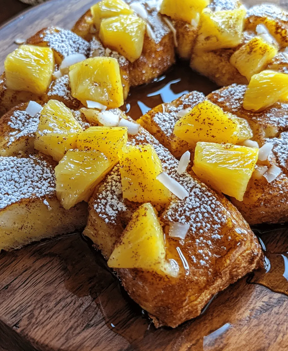 Breakfast is often touted as the most important meal of the day, and what better way to start your morning than with a dish that transports your taste buds straight to a tropical paradise? Enter the Tropical Hawaiian Roll French Toast—a delightful twist on a classic breakfast favorite that combines the sweet, fluffy goodness of Hawaiian rolls with the creamy, rich flavors of a traditional French toast preparation.