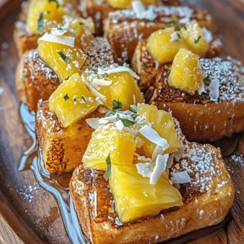 Breakfast is often touted as the most important meal of the day, and what better way to start your morning than with a dish that transports your taste buds straight to a tropical paradise? Enter the Tropical Hawaiian Roll French Toast—a delightful twist on a classic breakfast favorite that combines the sweet, fluffy goodness of Hawaiian rolls with the creamy, rich flavors of a traditional French toast preparation.