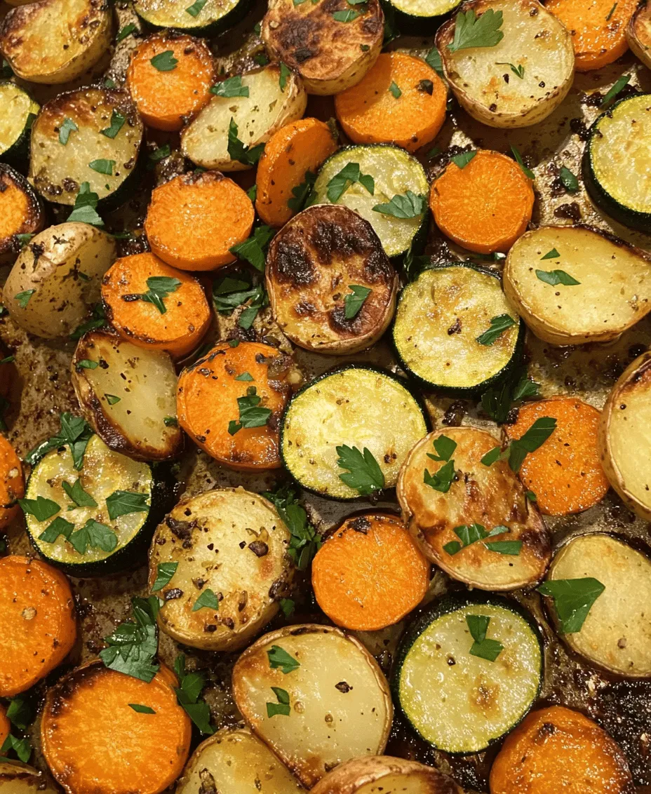 Roasted vegetables have become a beloved staple in kitchens around the world, and for good reason. They not only offer a delicious and nutritious side dish but also provide an opportunity to showcase the natural flavors of fresh ingredients. Among the myriad of vegetable combinations, Garlic Herb Roasted Potatoes, Carrots, and Zucchini stands out as a vibrant and hearty option that is both simple to prepare and irresistibly tasty. This recipe is a perfect way to celebrate seasonal produce, making it accessible for novice cooks and a reliable favorite for seasoned chefs.