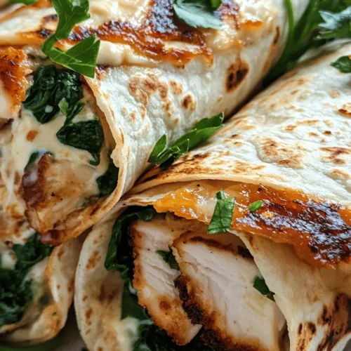 In contemporary cuisine, wraps have surged in popularity, becoming a go-to meal option for many households. With their versatility and convenience, wraps can easily accommodate various flavors, ingredients, and dietary preferences. From classic chicken Caesar wraps to vibrant veggie-loaded options, these handheld meals are perfect for lunch, dinner, or even a quick snack on the go. Among the myriad of wrap recipes, Cheesy Garlic Chicken Wraps stand out as a comforting and flavorful choice that is sure to please even the pickiest of eaters.