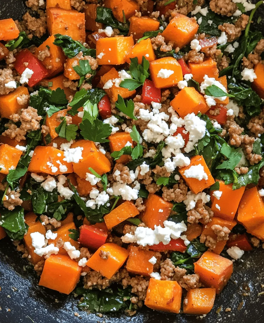 In the realm of quick and healthy meals, the Ground Turkey Sweet Potato Skillet stands out as a nourishing option that delights the palate while providing essential nutrients. This one-pan dish combines the savory flavors of ground turkey with the natural sweetness of sweet potatoes and the vibrant freshness of spinach, creating a well-rounded meal that is as appealing to the eye as it is to the taste buds. Whether you are a busy professional, a parent juggling multiple commitments, or simply someone looking to maintain a healthy lifestyle, this recipe is designed to fit seamlessly into your routine.