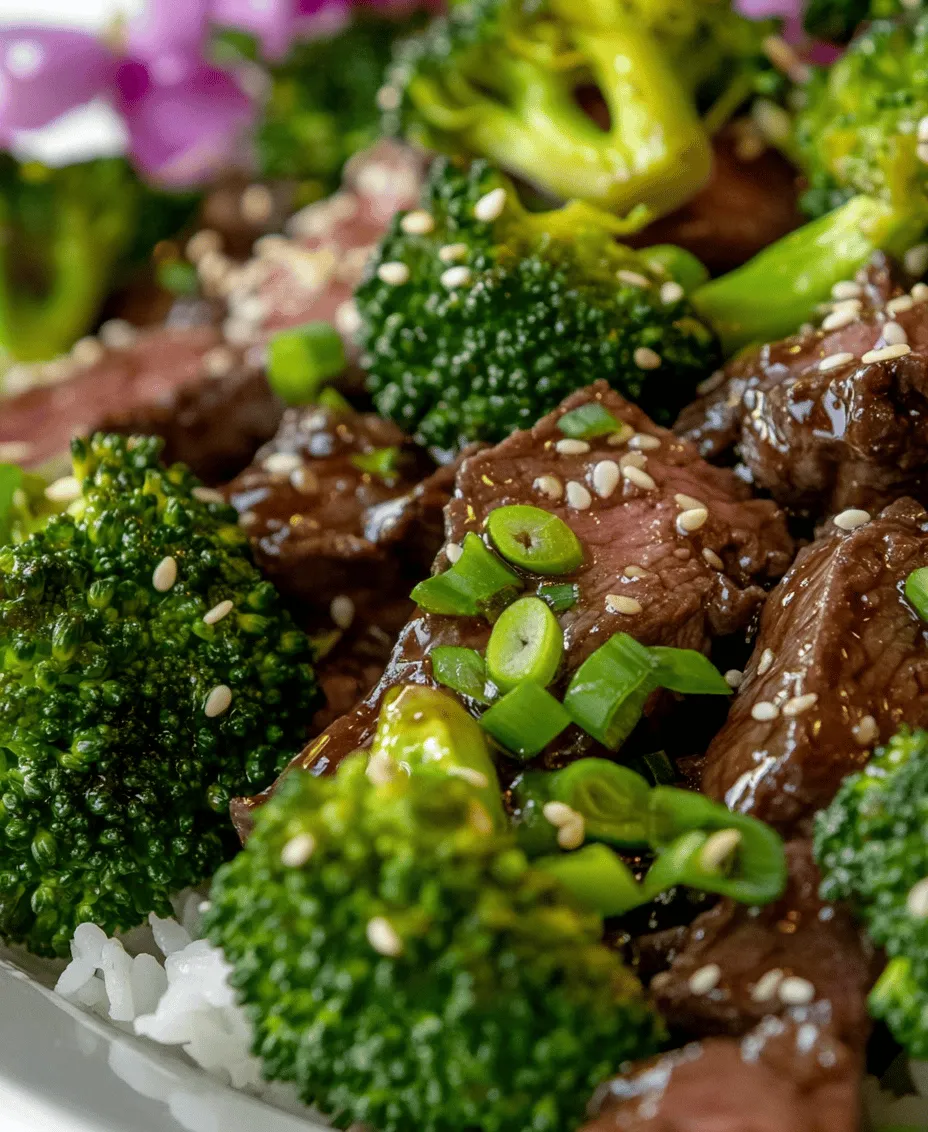 Welcome to the culinary world of Beefing Up Broccoli Delight, a vibrant and nutritious beef and broccoli stir-fry that promises to tantalize your taste buds while delivering a healthy dose of essential nutrients. This dish is not just a meal—it's an experience that combines the rich flavors of tender beef with the crisp freshness of broccoli, creating a symphony of tastes that is both satisfying and wholesome. In a time where health-conscious dining is on the rise, this recipe stands out as an excellent option for busy home cooks looking to incorporate more vegetables into their meals without sacrificing flavor.