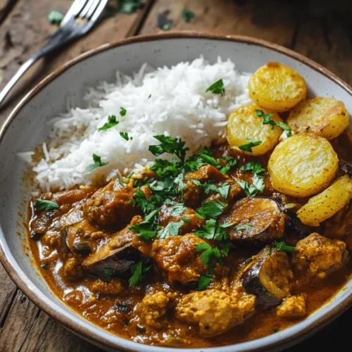Khoresh Bademjan is a beloved Persian dish that showcases the culinary brilliance of Iranian cuisine, renowned for its vibrant flavors and rich textures. This hearty eggplant stew, typically prepared with tender meat, is a staple in many Persian households, often served during family gatherings, special occasions, and festive celebrations. The dish not only exemplifies the art of Persian cooking but also highlights the versatility of eggplant, transforming it into a savory delight that warms the heart and pleases the palate.