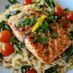 If you're on the lookout for a delicious and nutritious meal that can be prepared with minimal fuss, look no further than One Skillet Salmon with Lemon Orzo. This dish exemplifies the beauty of a one-skillet meal, allowing you to cook a complete dinner in a single pan without sacrificing flavor or nutritional value. With its vibrant ingredients and refreshing flavors, this recipe is not only satisfying but also a great way to incorporate healthy foods into your diet.