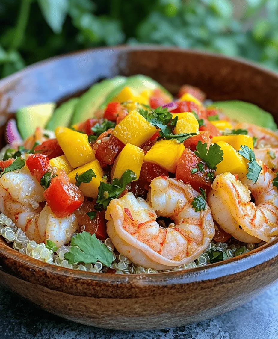 In the world of healthy eating, few dishes are as vibrant and satisfying as Shrimp & Avocado Bowls with Mango Salsa & Lime-Chili Sauce. This recipe is not only a feast for the eyes but also a delightful combination of flavors and textures that brings together fresh ingredients and nutritious elements. With the succulent shrimp, creamy avocado, and zesty mango salsa, this dish offers a perfect balance that appeals to food enthusiasts and health-conscious individuals alike. Whether you are planning a family dinner or a gathering with friends, these bowls are sure to impress.