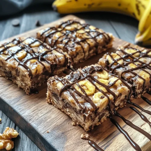 Discover the perfect fusion of flavors with our Choco-Banana Bliss Bars, a delightful treat that combines the natural sweetness of ripe bananas and the rich, indulgent taste of semi-sweet chocolate. These bars are not only easy to prepare but also make for a delicious snack or dessert that pleases both kids and adults alike. With just a handful of ingredients and minimal prep time, you can create a dessert that’s as satisfying as it is wholesome.