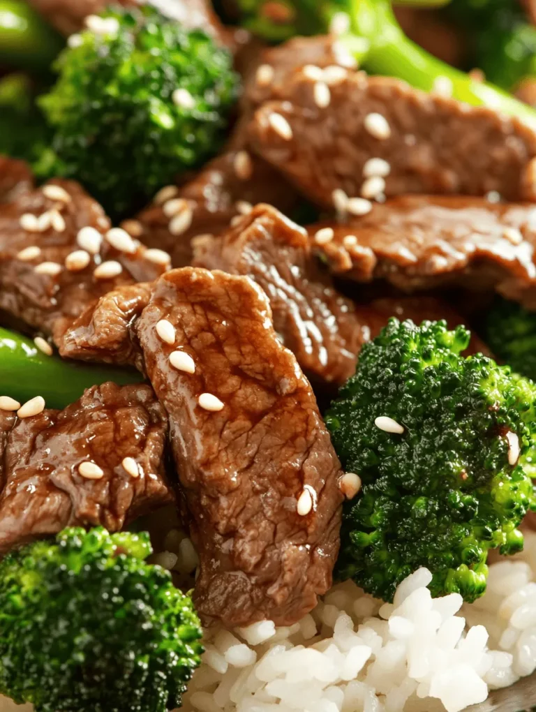 Beef and broccoli is a quintessential dish that has captured the hearts and palates of many around the globe, particularly in Chinese cuisine. This delightful stir-fry, characterized by tender strips of beef and vibrant green broccoli, is often found on the menus of Chinese restaurants and homes alike. Its popularity can be attributed to its harmonious blend of flavors, ease of preparation, and the wholesome nutrition it provides.