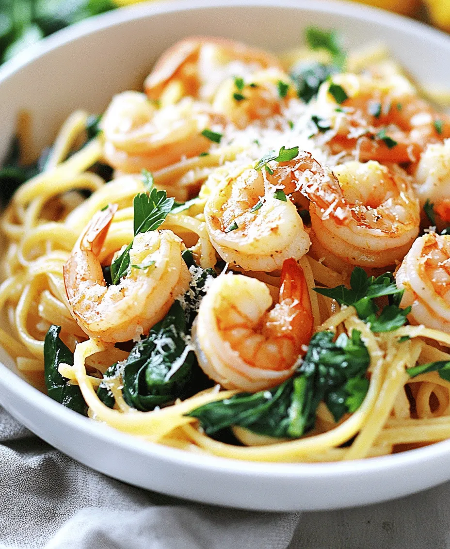 When it comes to quick yet satisfying meals, Zesty Lemon Garlic Shrimp Pasta with Spinach stands out as a delightful option that tantalizes the taste buds. This dish is not only a feast for the eyes with its vibrant colors but also a celebration of flavors that scream freshness and zest. Imagine tender shrimp sautéed to perfection, enveloped in a garlicky, citrus-infused sauce, all cradled in a bed of perfectly cooked pasta and fresh spinach. It’s a dish that embodies the essence of a hearty meal while maintaining a light and invigorating profile.