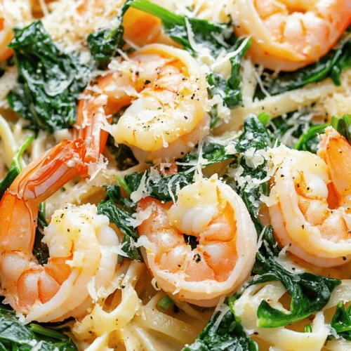 When it comes to quick yet satisfying meals, Zesty Lemon Garlic Shrimp Pasta with Spinach stands out as a delightful option that tantalizes the taste buds. This dish is not only a feast for the eyes with its vibrant colors but also a celebration of flavors that scream freshness and zest. Imagine tender shrimp sautéed to perfection, enveloped in a garlicky, citrus-infused sauce, all cradled in a bed of perfectly cooked pasta and fresh spinach. It’s a dish that embodies the essence of a hearty meal while maintaining a light and invigorating profile.