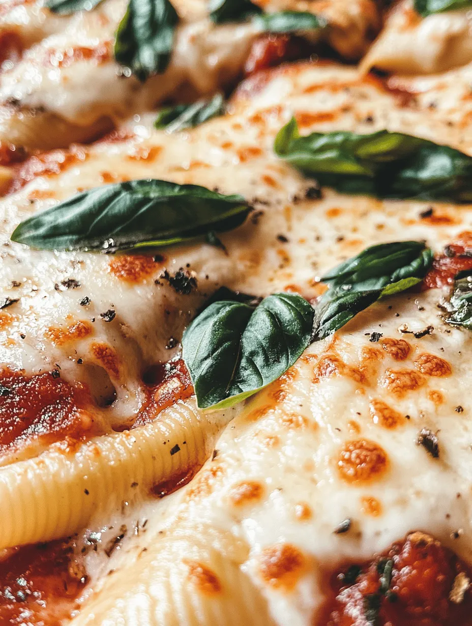 Italian cuisine has a unique way of bringing people together, and one dish that exemplifies this is the Easy Spinach and Ricotta Stuffed Shells. This recipe is not only a feast for the senses but also a celebration of wholesome ingredients that make it an excellent choice for family dinners or gatherings with friends. Imagine plump, jumbo pasta shells generously filled with a creamy blend of fresh spinach and ricotta, all enveloped in a rich marinara sauce. The comforting flavors and enticing aroma make this dish a favorite among food lovers.