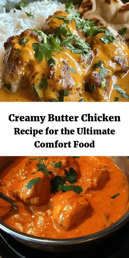 Indulge in this Butter Chicken Bliss recipe that's perfect for weeknight dinners or special occasions! Marinate tender chicken thighs in a creamy, spiced yogurt mix, then cook them in a rich sauce of tomatoes, garlic, and ginger. Finish it off with heavy cream and butter for a smooth texture. Serve it hot with fluffy basmati rice or warm naan, and garnish with fresh cilantro for an aromatic touch. Enjoy a taste of India in your own kitchen!