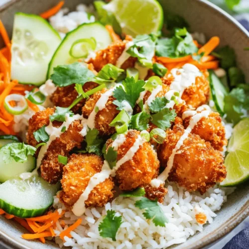 Bang Bang Chicken Bowls have taken the culinary world by storm, captivating the taste buds of food enthusiasts everywhere. This dish marries the crunch of crispy fried chicken with the vibrant freshness of vegetables, all enveloped in a creamy, spicy sauce that leaves you craving more. The beauty of Bang Bang Chicken Bowls lies in their versatility; they can be customized to suit various dietary preferences and are perfect for any occasion, from casual family dinners to meal prep for busy weekdays.