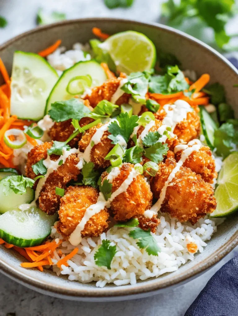 Bang Bang Chicken Bowls have taken the culinary world by storm, captivating the taste buds of food enthusiasts everywhere. This dish marries the crunch of crispy fried chicken with the vibrant freshness of vegetables, all enveloped in a creamy, spicy sauce that leaves you craving more. The beauty of Bang Bang Chicken Bowls lies in their versatility; they can be customized to suit various dietary preferences and are perfect for any occasion, from casual family dinners to meal prep for busy weekdays.