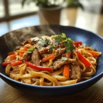 In the busy pace of modern life, finding time to prepare a delicious meal can sometimes feel like a daunting task. However, with this Satisfying Hoisin Beef Noodles recipe, you can whip up a delightful dish that marries convenience with flavor. Ideal for busy weeknights or a cozy weekend dinner, this meal brings together tender beef, vibrant vegetables, and a medley of flavorful sauces, all served over soft flat rice noodles. With its enticing aroma and mouthwatering taste, this dish is sure to satisfy your cravings and nourish your body.