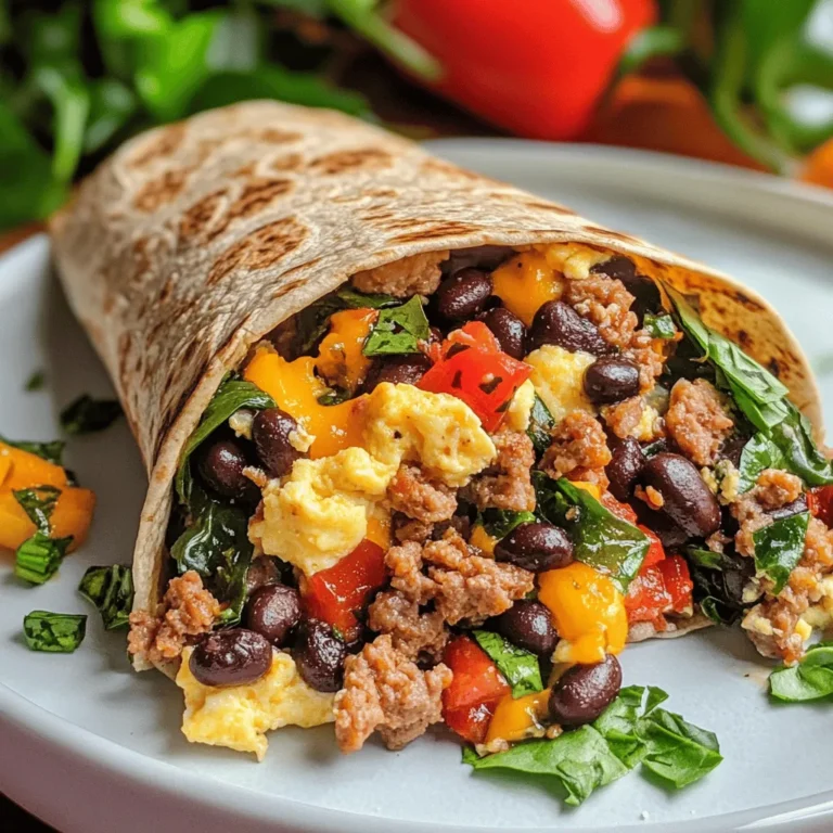 Breakfast burritos have taken the culinary world by storm, providing a convenient and hearty option to kick-start your morning. These portable meals are not only delicious but also packed with essential nutrients, making them an ideal choice for busy individuals or families looking for a satisfying breakfast. The Easy Brekkie Burritos recipe brings together a variety of wholesome ingredients that not only tantalize your taste buds but also fuel your body for the day ahead.
