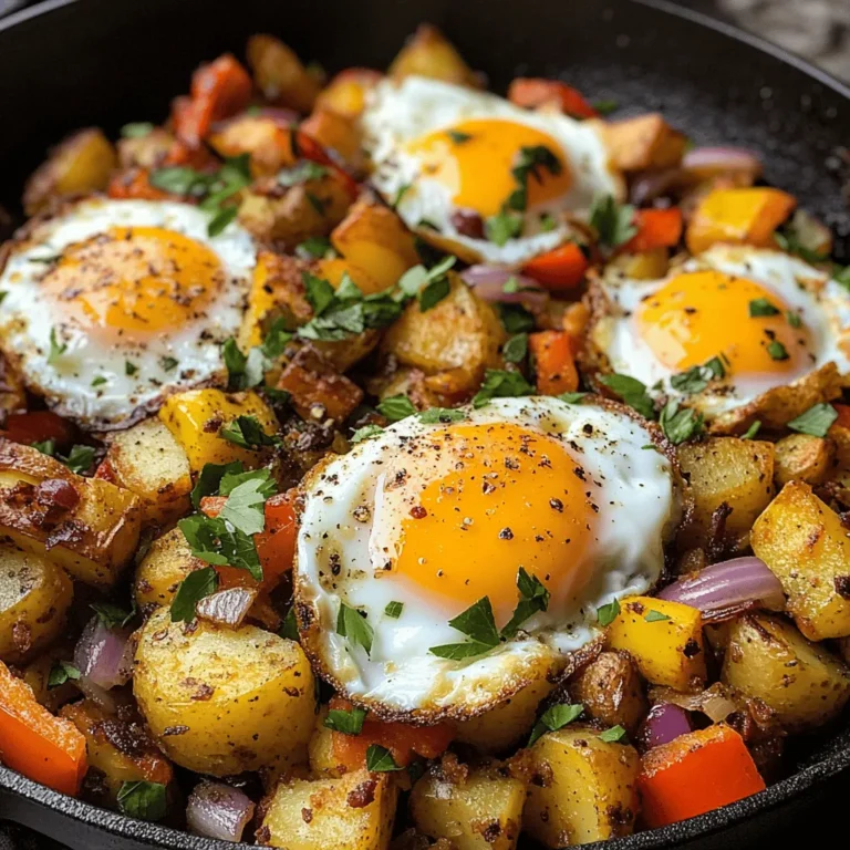 Breakfast is often touted as the most important meal of the day, and for good reason. A hearty breakfast can set the tone for a productive day ahead, providing the energy and nutrients needed to tackle whatever lies ahead. Among the myriad of breakfast options available, the Savory Breakfast Hash Bonanza stands out as a deliciously vibrant dish that combines diced potatoes, colorful bell peppers, and eggs. This culinary creation not only offers a symphony of flavors and textures but also presents a perfect opportunity to customize your morning meal according to taste preferences and dietary needs.