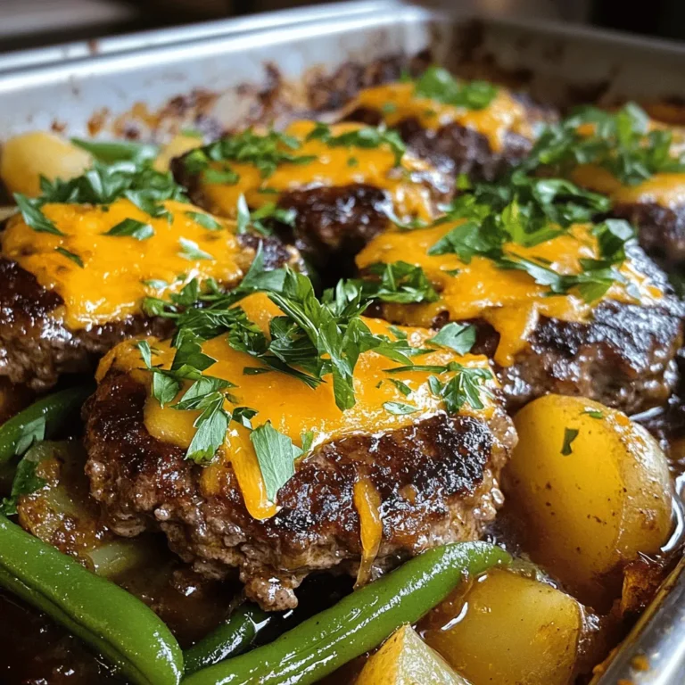 Amish cuisine is often celebrated for its heartwarming simplicity and wholesome ingredients, reflecting a lifestyle that prioritizes family, community, and home-cooked meals. Rooted in tradition, Amish dishes are known for their hearty and comforting nature, making them perfect for gathering friends and family around the dinner table. One such dish that embodies these qualities is the Amish Hamburger Steak Bake, a delightful combination of seasoned ground beef, fresh vegetables, and creamy cheese that is sure to please even the pickiest eaters.