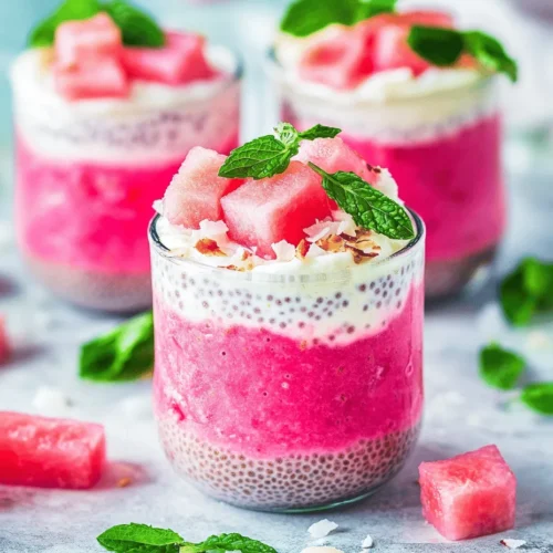In recent years, the trend of healthy breakfast options has surged, as more people seek nutritious and delicious ways to start their day. With the rise of plant-based diets and a growing awareness of the importance of whole foods, breakfast has transformed from a rushed meal to an opportunity for creativity and health. Among the plethora of options, the Refreshing Watermelon Chia Pudding Breakfast Jar stands out as a vibrant and revitalizing choice. This eye-catching dish not only pleases the palate but also packs a punch of nutritional benefits that can fuel your morning.