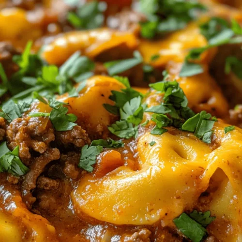 If you’re in search of a dish that beautifully marries rich, savory flavors with comforting textures, look no further than Cheesy Beef Enchilada Tortellini. This innovative recipe takes the classic flavors of enchiladas and combines them with the delightful bite of cheese tortellini, creating a meal that is not only delicious but also incredibly satisfying. The creamy, cheesy goodness enveloping the tender pasta and seasoned beef makes for a comforting dinner that the whole family will love.