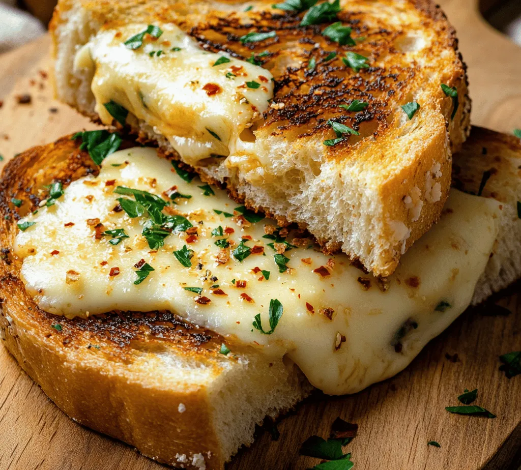 The comforting aroma of a grilled cheese sandwich sizzling on the stove often evokes nostalgic memories of childhood meals, cozy afternoons, and the simple pleasures of home cooking. Grilled cheese sandwiches have always held a special place in the hearts of many, thanks to their rich, gooey interior and crispy, golden-brown exterior. But what if we could elevate this classic comfort food to new culinary heights? Enter the *Garlic Bread Grilled Cheese*, a delightful twist that combines the beloved flavors of garlic bread with the melty goodness of cheese.