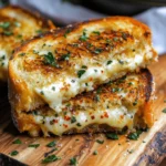 The comforting aroma of a grilled cheese sandwich sizzling on the stove often evokes nostalgic memories of childhood meals, cozy afternoons, and the simple pleasures of home cooking. Grilled cheese sandwiches have always held a special place in the hearts of many, thanks to their rich, gooey interior and crispy, golden-brown exterior. But what if we could elevate this classic comfort food to new culinary heights? Enter the *Garlic Bread Grilled Cheese*, a delightful twist that combines the beloved flavors of garlic bread with the melty goodness of cheese.