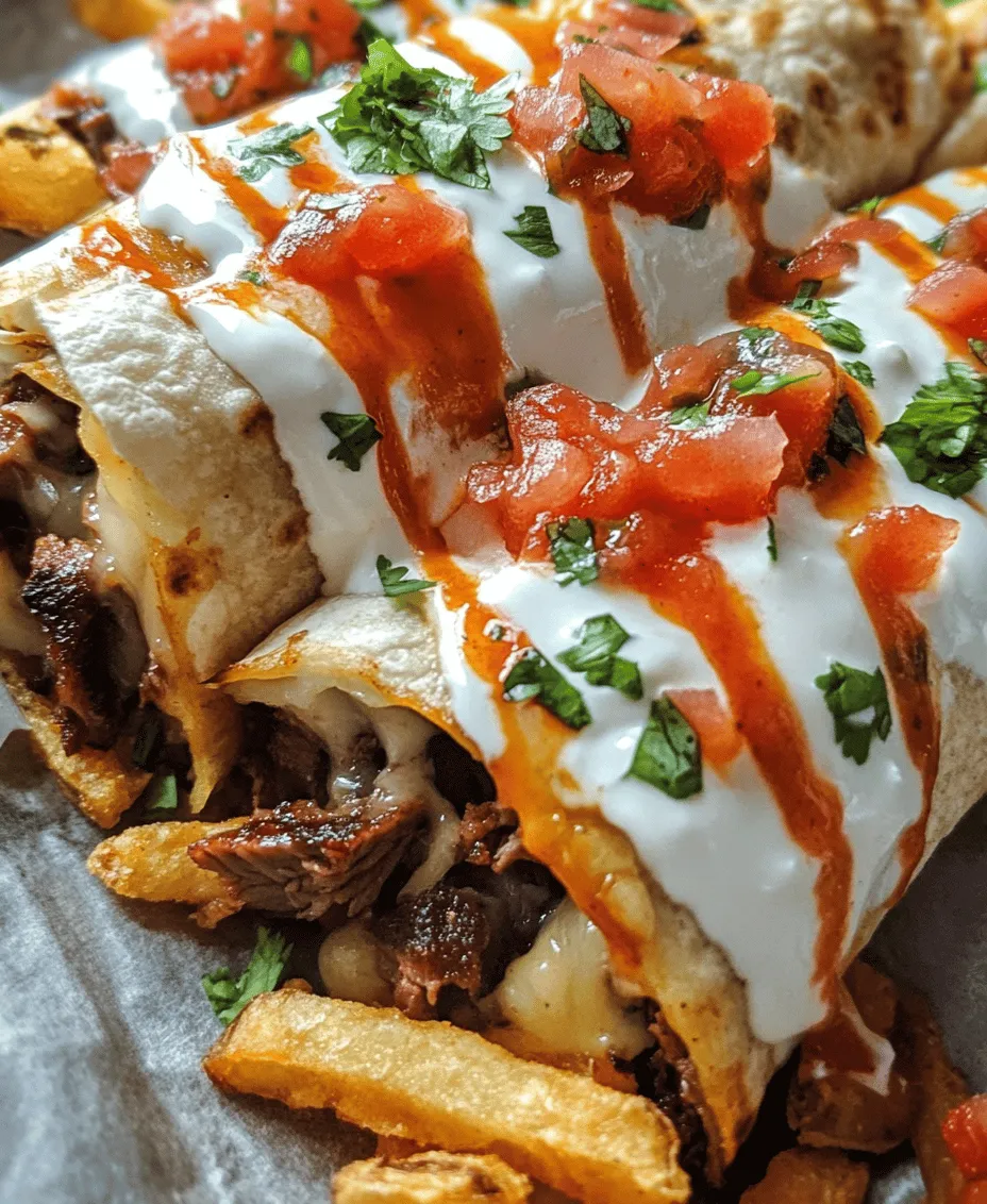 When it comes to versatile meal options, few dishes can compete with burritos. These flour tortillas wrap around an array of delightful fillings, making them a favorite for lunches, dinners, and late-night snacks. Their adaptability allows for countless combinations, catering to various tastes and dietary preferences. Among these creative concoctions is the mouthwatering Steak & Cheese Dirty Fry Burrito, a dish that elevates the traditional burrito to a whole new level by merging steak, cheese, and crispy fries into a single, flavor-packed package.