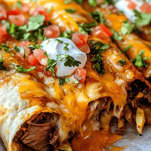 When it comes to versatile meal options, few dishes can compete with burritos. These flour tortillas wrap around an array of delightful fillings, making them a favorite for lunches, dinners, and late-night snacks. Their adaptability allows for countless combinations, catering to various tastes and dietary preferences. Among these creative concoctions is the mouthwatering Steak & Cheese Dirty Fry Burrito, a dish that elevates the traditional burrito to a whole new level by merging steak, cheese, and crispy fries into a single, flavor-packed package.