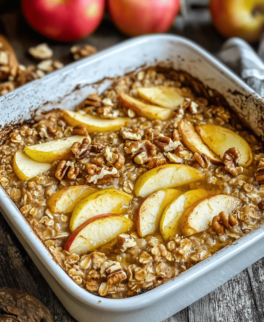 In today’s fast-paced world, breakfast often becomes an overlooked meal, yet it holds significant importance in setting the tone for a productive day. A healthy breakfast can boost energy levels, improve concentration, and provide essential nutrients that our bodies need after hours of fasting. Among the myriad of breakfast options available, the Healthy Apple Oatmeal Breakfast Bake stands out as a wholesome choice that beautifully combines taste and nutrition.
