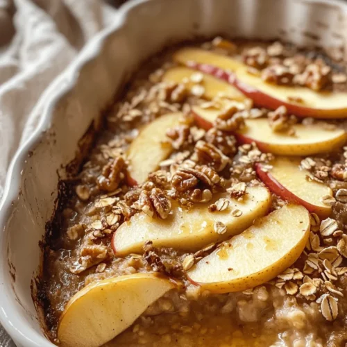 In today’s fast-paced world, breakfast often becomes an overlooked meal, yet it holds significant importance in setting the tone for a productive day. A healthy breakfast can boost energy levels, improve concentration, and provide essential nutrients that our bodies need after hours of fasting. Among the myriad of breakfast options available, the Healthy Apple Oatmeal Breakfast Bake stands out as a wholesome choice that beautifully combines taste and nutrition.