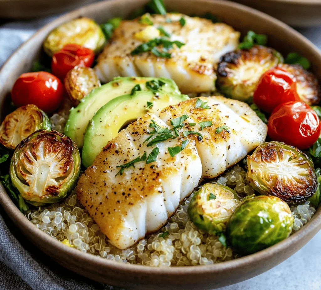 In the world of home cooking, finding the perfect balance between delicious and healthy can often feel like a daunting task. However, the Lemon Garlic Butter Cod Bowls with Roasted Brussels Sprouts presents an inviting solution that is both flavorful and nutritious. This dish not only tantalizes the taste buds but also nourishes the body, making it an excellent choice for those seeking a wholesome meal without sacrificing flavor.
