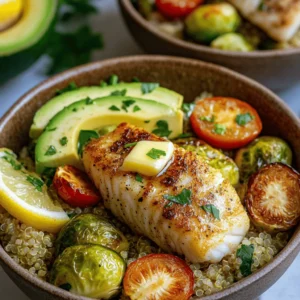 In the world of home cooking, finding the perfect balance between delicious and healthy can often feel like a daunting task. However, the Lemon Garlic Butter Cod Bowls with Roasted Brussels Sprouts presents an inviting solution that is both flavorful and nutritious. This dish not only tantalizes the taste buds but also nourishes the body, making it an excellent choice for those seeking a wholesome meal without sacrificing flavor.