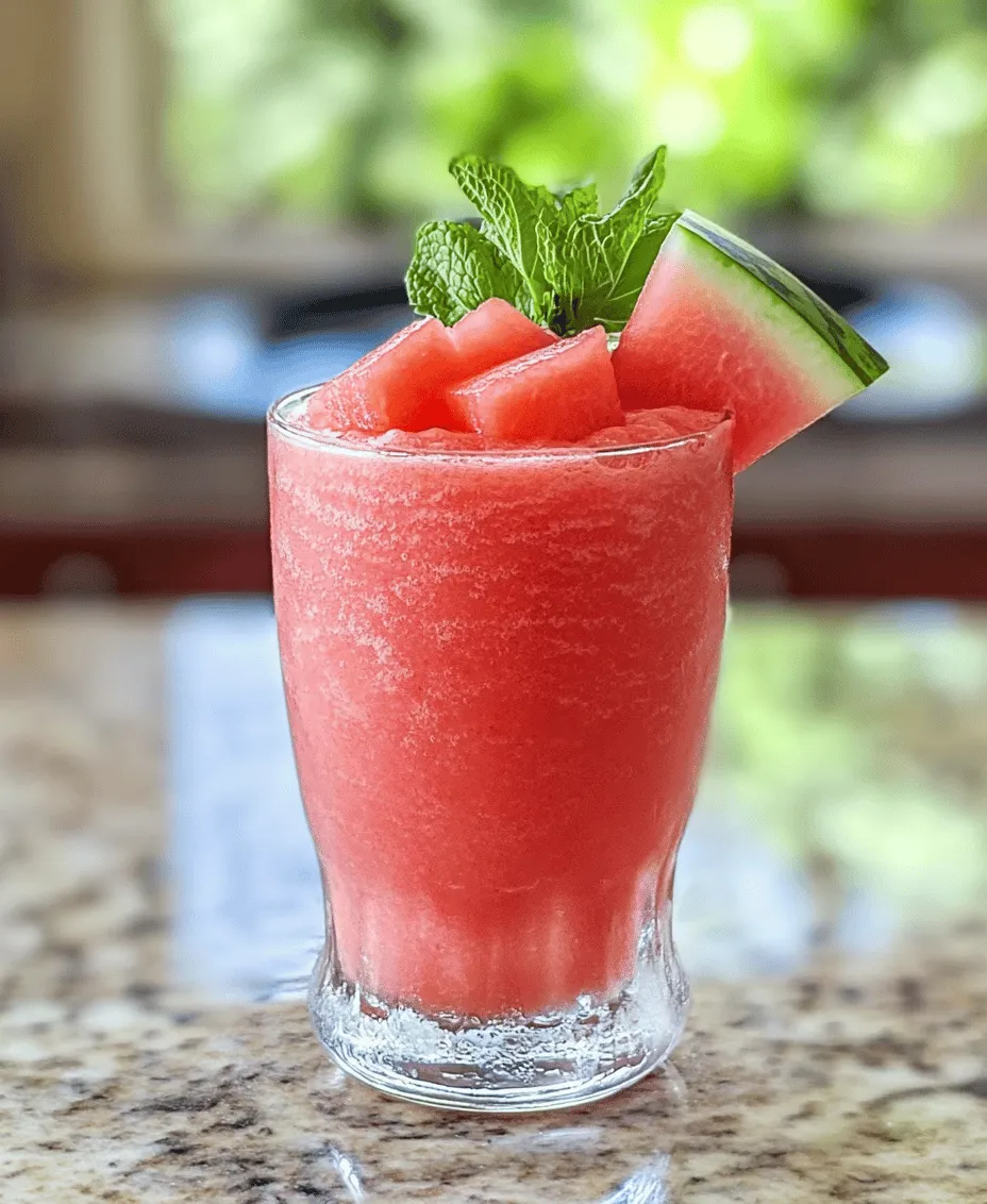 As the summer sun blazes down, there's nothing more satisfying than a cold, refreshing drink to quench your thirst. Enter the watermelon smoothie with coconut water, a delightful blend that not only satisfies your cravings but also hydrates your body. This smoothie is the epitome of summer in a glass, perfectly combining the sweetness of ripe watermelon with the tropical essence of coconut water. It's not just a delicious beverage; it’s also a nutritional powerhouse that makes for an excellent breakfast option or a revitalizing snack to keep you cool during those hot afternoons.