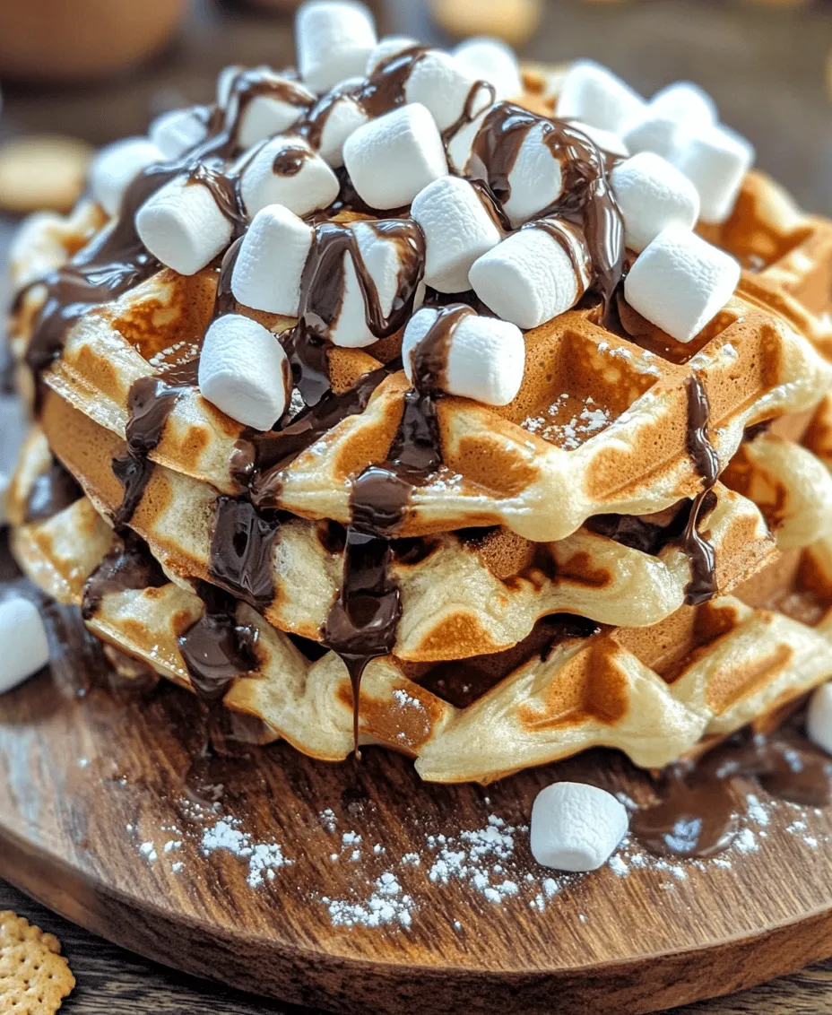 Imagine waking up to the sweet aroma of freshly made waffles that transport you back to childhood camping trips by the crackling campfire. Indulgent S’mores Waffles blend the nostalgic flavors of classic s’mores—chocolate, marshmallows, and graham crackers—into a delightful breakfast treat that is sure to make your mornings unforgettable. This recipe not only captures the essence of those cherished campfire moments but also elevates them into a versatile dish suitable for breakfast, brunch, or even dessert.