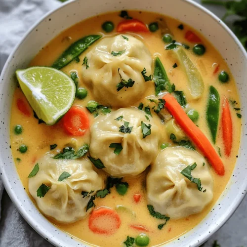 Currylicious Dumpling Delight Soup is a culinary masterpiece that beautifully marries the rich, warming flavors of curry with the comforting texture of dumplings. This dish not only warms the soul but also tantalizes the taste buds, making it a favorite among food enthusiasts. Its appeal lies in the harmonious combination of spices and textures, offering a delightful experience that can be enjoyed year-round. Whether you're seeking a hearty meal on a chilly night or a nourishing dish to share with friends and family, this soup is sure to impress.