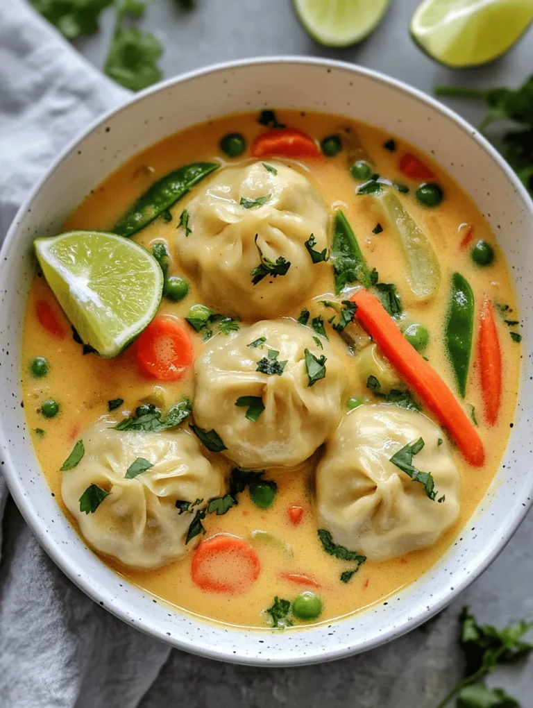 Currylicious Dumpling Delight Soup is a culinary masterpiece that beautifully marries the rich, warming flavors of curry with the comforting texture of dumplings. This dish not only warms the soul but also tantalizes the taste buds, making it a favorite among food enthusiasts. Its appeal lies in the harmonious combination of spices and textures, offering a delightful experience that can be enjoyed year-round. Whether you're seeking a hearty meal on a chilly night or a nourishing dish to share with friends and family, this soup is sure to impress.