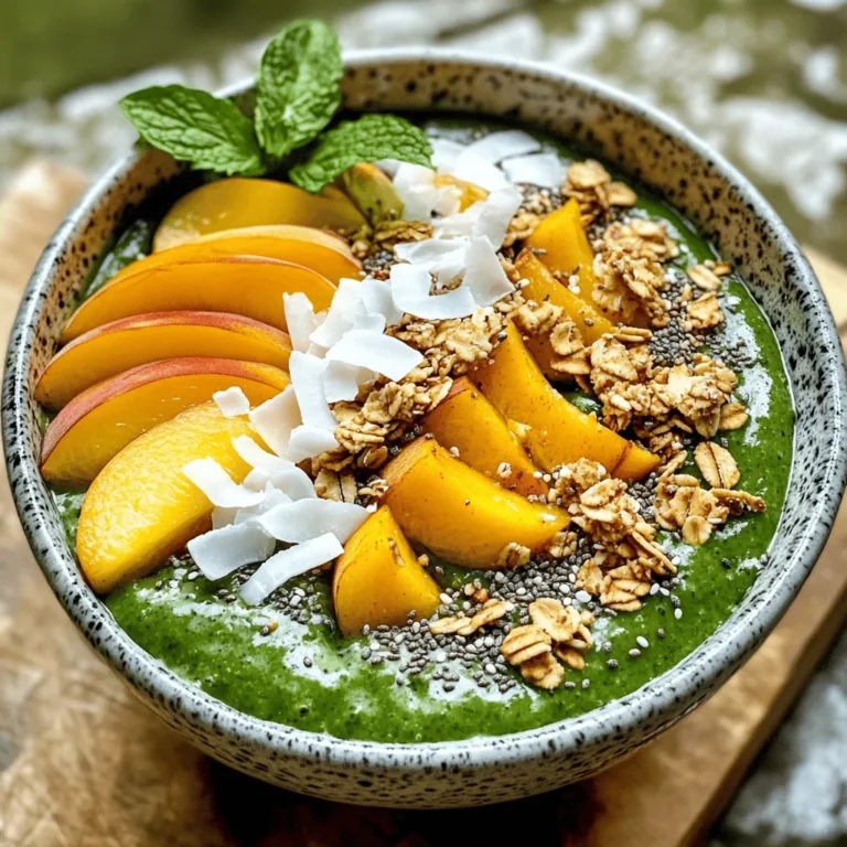 As the days grow longer and the sun shines brighter, we find ourselves craving refreshing treats that capture the spirit of summer. One such delight is the Peachy Paradise Smoothie Bowl, a vibrant and wholesome dish that embodies the essence of the season. This smoothie bowl is not just a feast for the eyes; it is a harmonious blend of flavors and nutrients that will invigorate your mornings or provide a satisfying snack throughout the day.